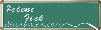 Helene Fick Visitenkarte